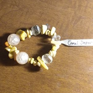 Genuine Gemstone stretch bracelet